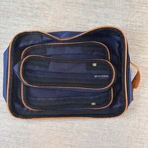 Packing Cube Set Unisex Navy Blue 3 Piece Travel Organizer AARP